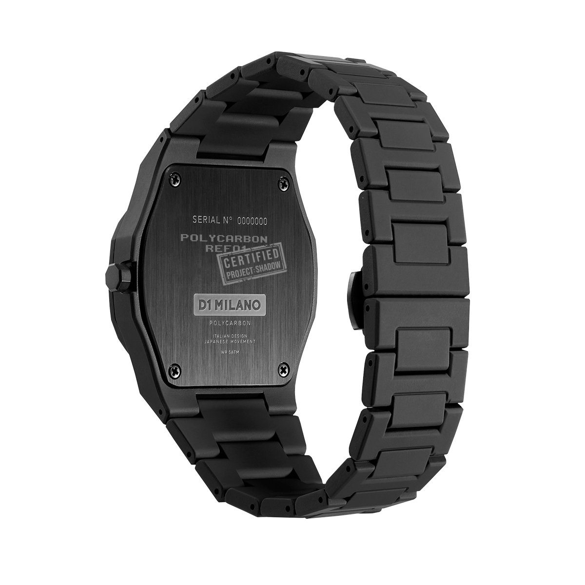 ساعة D1 Milano SHADOW
بولي كربون 40.5 ملم