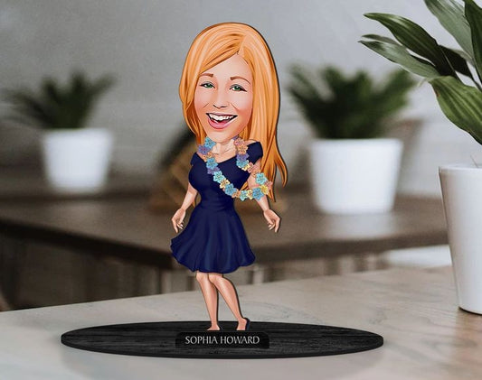 My Dress Caricature Sculpture