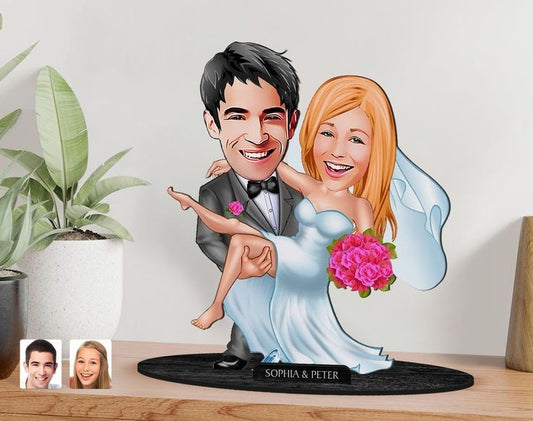 Marriage Cermony Caricature Sculpture