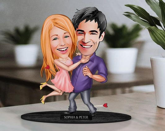 Love Arrow  Caricature Sculpture