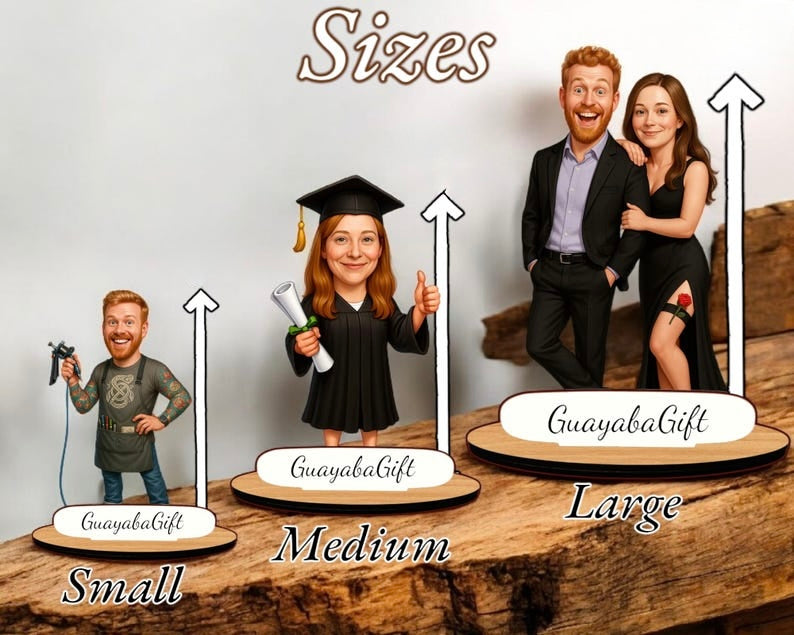 Birthday Wishes Caricature Sculpture