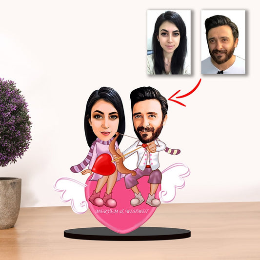 Love Bow Caricature Sculpture