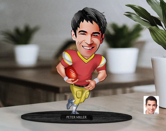 Basball Caricature Sculpture
