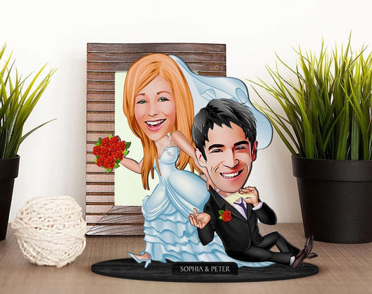 Marriage Fun Caricature Sculpture