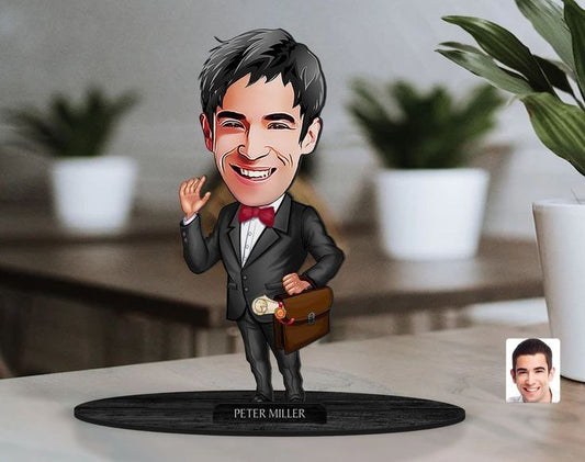 Men Caricature Sculpture